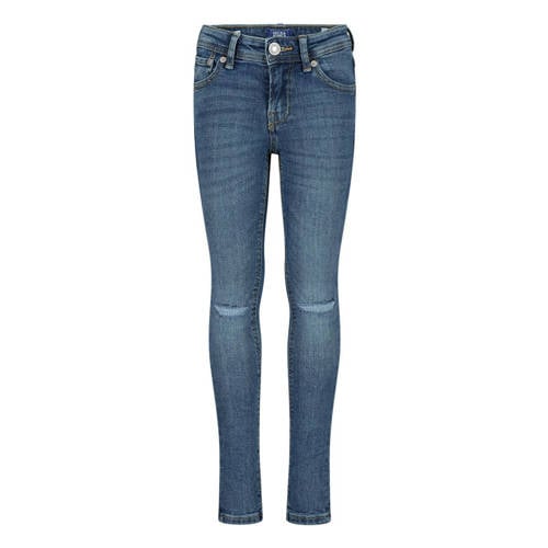 JACK & JONES super skinny jeans JJIDAN blue denim Blauw Jongens Stretchdenim