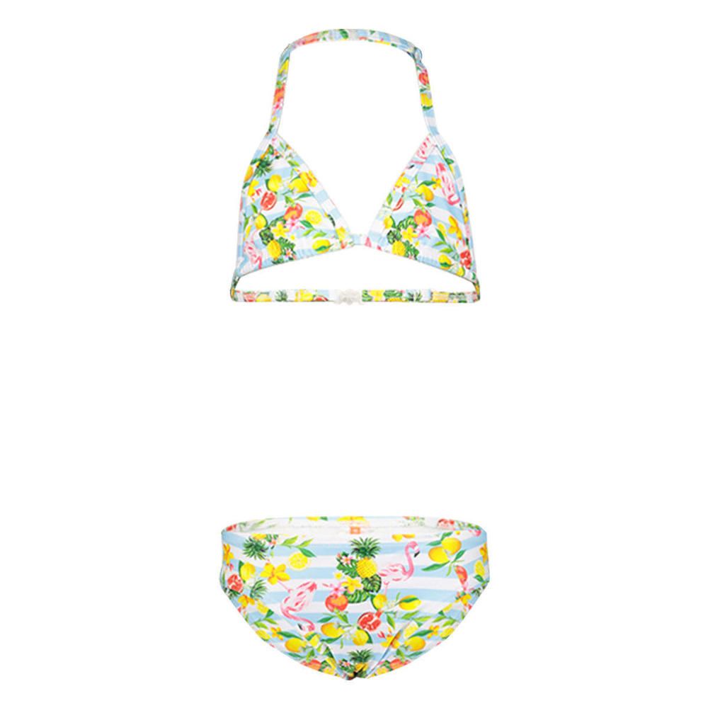 29FT triangel bikini lichtblauw/wit/geel