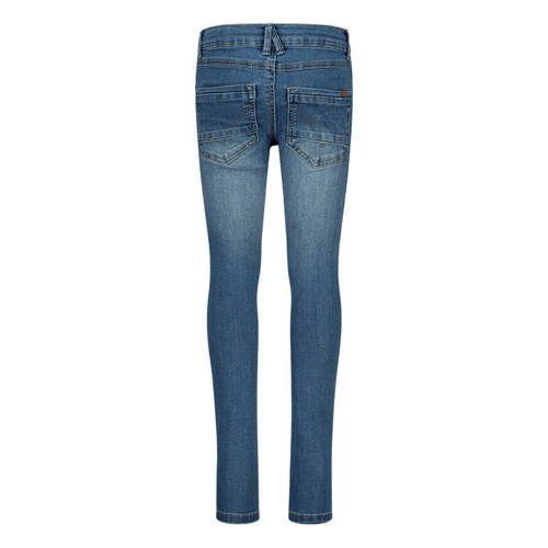 Name it skinny jeans NKMPETE medium blue denim Blauw Jongens Stretchdenim 92