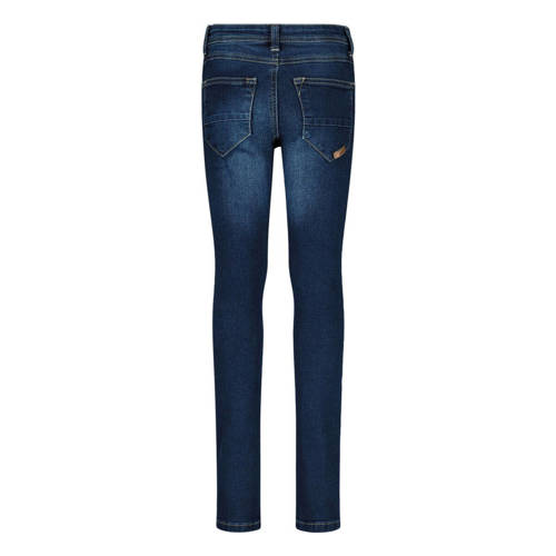 Name it skinny jeans NKMPETE dakr blue denim Blauw Jongens Stretchdenim 80