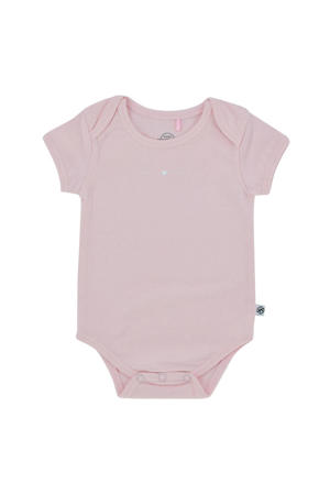 baby romper met printopdruk roze