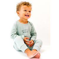 thumbnail: Wildfish romper met printopdruk blauw