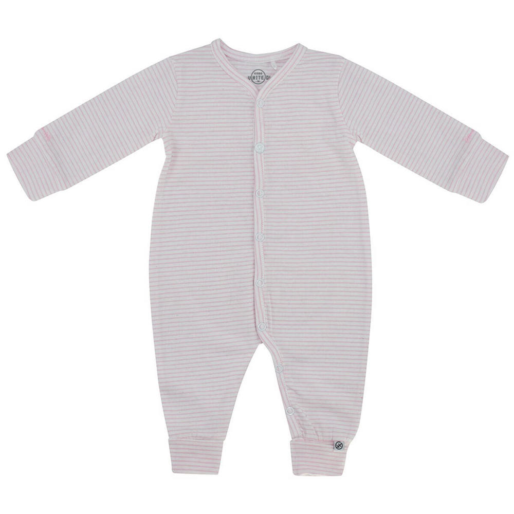 Born by Kiddo United gestreepte newborn boxpak roze/wit