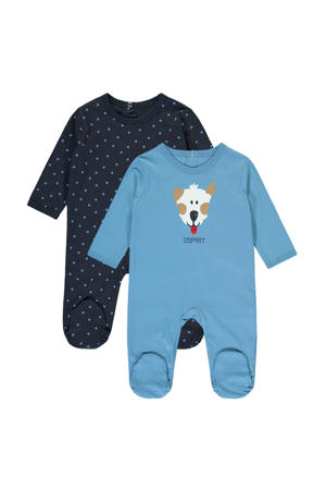 boxpak - set van 2 donkerblauw/blauw