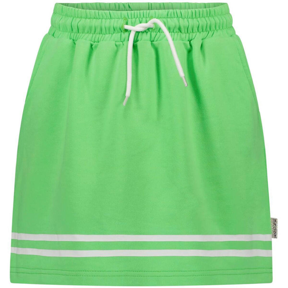 Groen en witte meisjes B.Nosy rok gemaakt van polyester en met elastische tailleband met koord