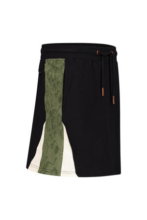 rok zwart/kaki/wit