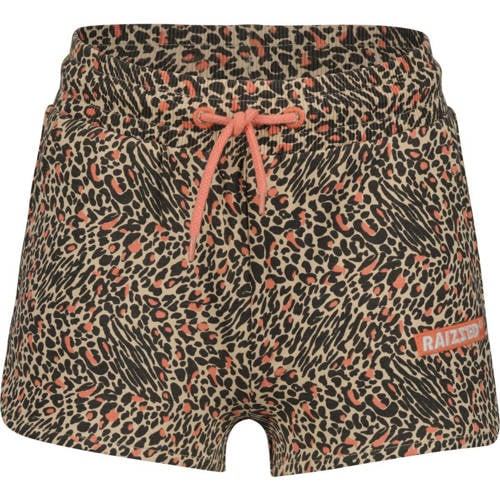 Raizzed short met dierenprint zwart/roze Korte broek Meisjes Katoen Dierenprint - 152