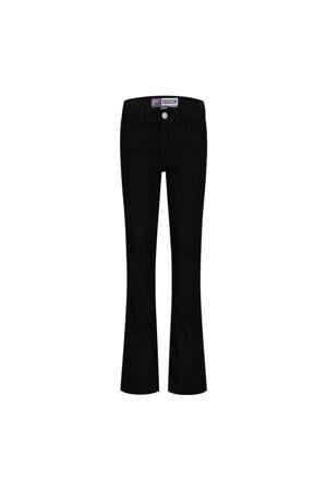 high waist flared jeans zwart