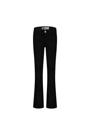 high waist flared jeans zwart