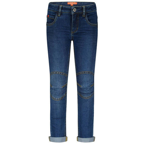 TYGO & vito slim fit jeans medium used Blauw Jongens Katoen Effen