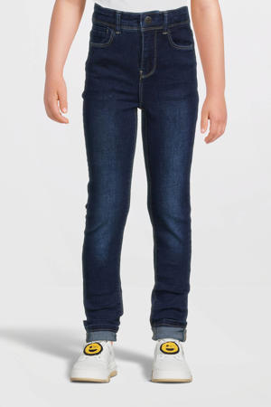 high waist skinny jeans NKFPOLLY dark blue denim