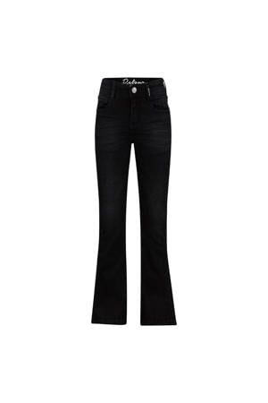 high waist flared jeans MIDAR black denim