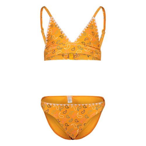 Shiwi bikini geel Oranje Meisjes Polyester All over print