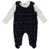 Kanz new born boxpak + longsleeve donkerblauw/offwhite