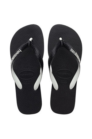 Top Mix teenslippers zwart