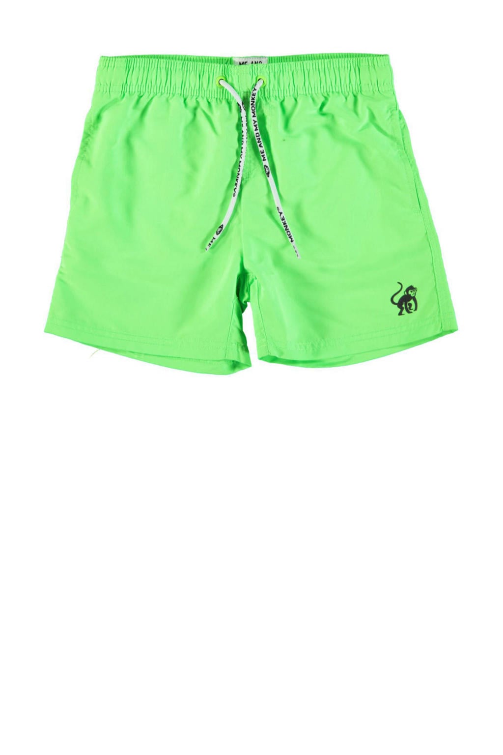 Me & My Monkey zwemshort neon groen