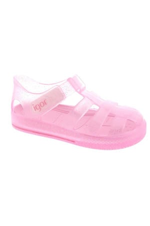 waterschoenen met glitters roze