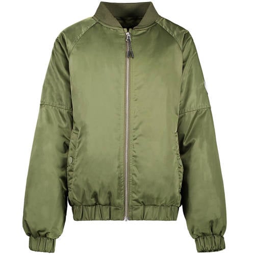 Cars bomberjack zomer army groen Jas Meisjes Polyester Ronde hals Effen