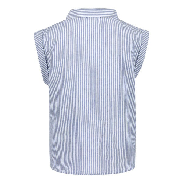 Voorkomen aantrekken andere NAME IT gestreepte blouse NKFFEMMA blauw/wit | kleertjes.com
