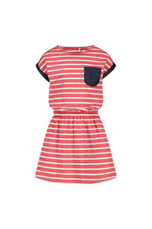 gestreepte jurk rood/wit/blauw