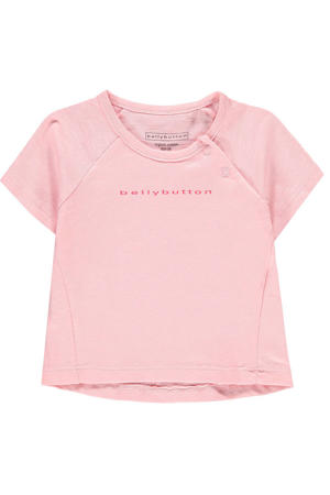 T-shirt van biologisch katoen roze