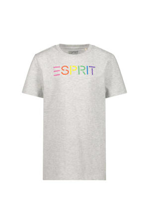 T-shirt met logo grijs