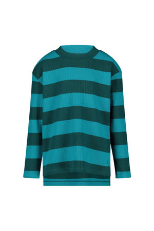 gestreepte longsleeve groen