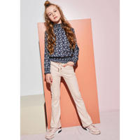thumbnail: NONO top van polyester donkerblauw/roze