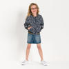 Red Code bomberjack zomer met all over print donkerblauw