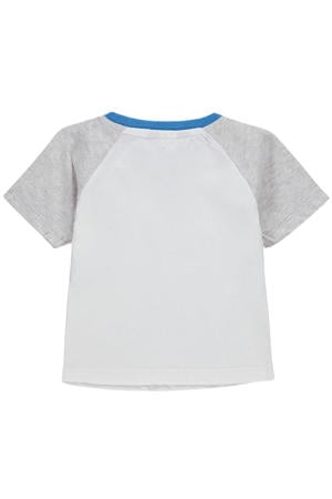 baby T-shirt met printopdruk wit