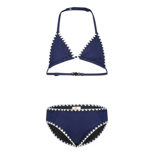 29FT triangel bikini donkerblauw Meisjes Polyester 