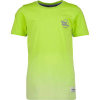 thumbnail: Groene jongens Vingino T-shirt van katoen met backprint, korte mouwen en ronde hals
