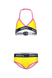 thumbnail: 29FT triangel bikini geel/donkerblauw