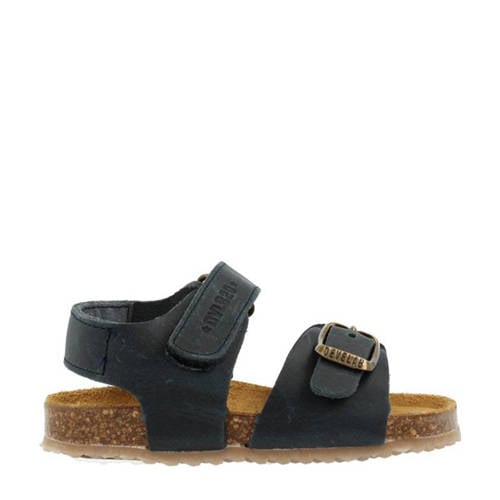 Develab 48195 leren sandalen blauw Jongens Leer Effen