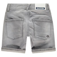 thumbnail: Raizzed denim short Oregon met slijtage mid grey stone