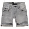 Raizzed denim short Oregon met slijtage mid grey stone