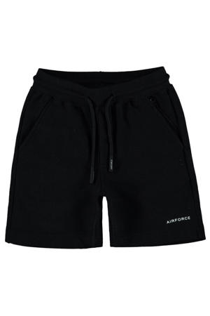 sweatshort van katoen zwart