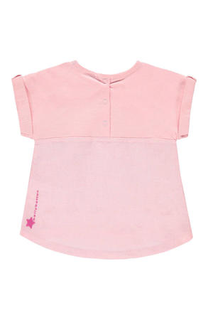 baby T-shirt met printopdruk roze