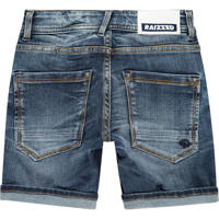 thumbnail: Dark blue denim jongens Raizzed short Oregon van stretchdenim met regular waist en rits- en knoopsluiting