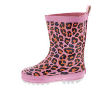 thumbnail: Shoesme RB20A092-A  regenlaarzen met panterprint roze