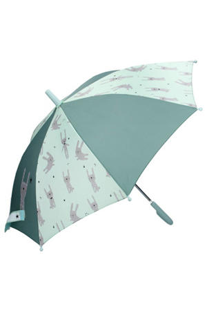 paraplu met dierenprint groen multi