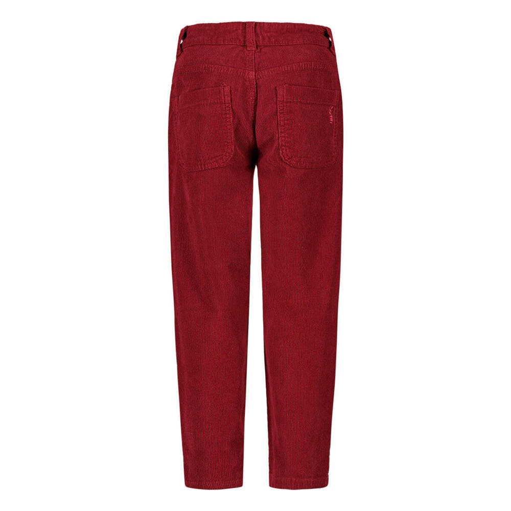 Rode meisjes ESPRIT broek van katoen met knoopsluiting