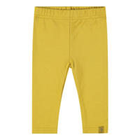 thumbnail: Gele meisjes Jollein baby legging van katoen met slim fit, elastische tailleband en effen