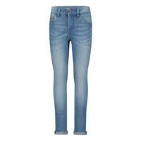 thumbnail: Light blue denim jongens NAME IT skinny jeans van stretchdenim met regular waist, rits- en haaksluiting en effen