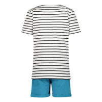 thumbnail: ESPRIT sweater + T-shirt + korte broek blauw