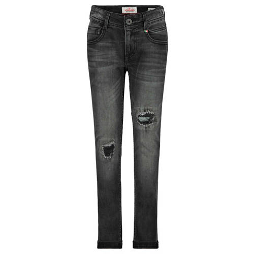 Vingino skinny jeans AMINTORE grey vintage Grijs Jongens Stretchdenim Effen