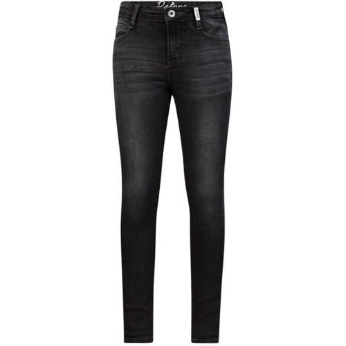 Retour Jeans super skinny jeans dark gey denim Grijs Meisjes Stretchdenim