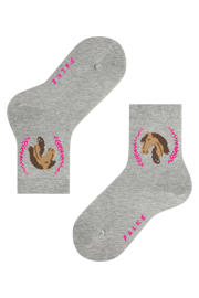 thumbnail: FALKE sokken grijs met paarden print