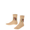 FALKE sokken beige met paarden print