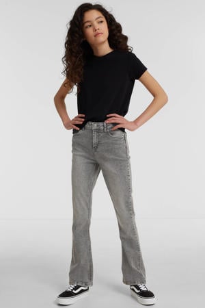 flared jeans grijs